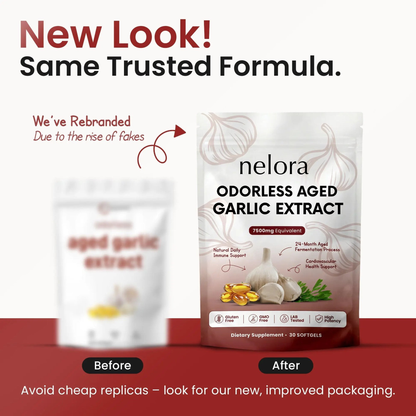 Aged Garlic Extract - 7500mg Odorless Softgels