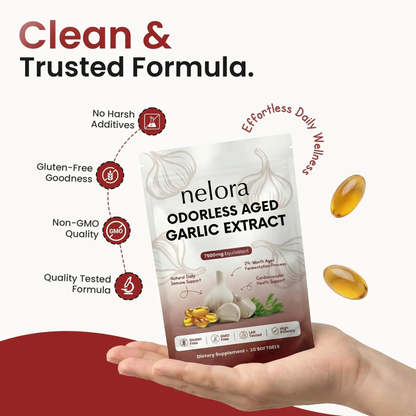 Aged Garlic Extract - 7500mg Odorless Softgels